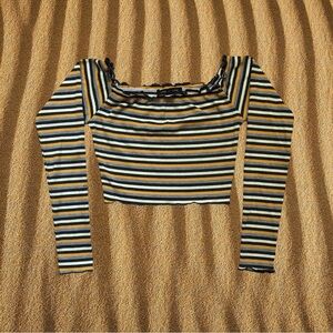 Dolls Kill Women’s Long Sleeve Crop Top, Size Small